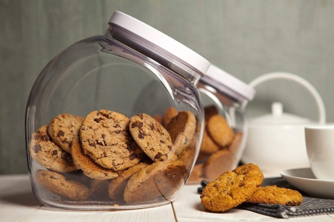 Буркан за бисквити, пластмасов, 12,7 x 19 x 21 см, 2,8 л - OXO