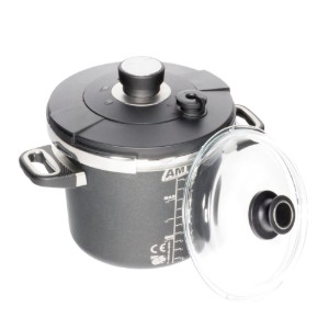 Тенджера под налягане, алуминий, 24 см/5.5 L, индукция - AMT Gastroguss