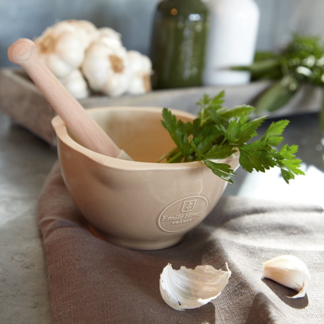 Хаван и пестик, 14 см, Blue Flame - Emile Henry