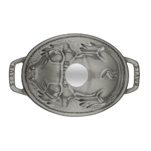 Тенджера "Cocotte cochon" от чугун 17 см/1 л, <<Графитно сива>> - Staub