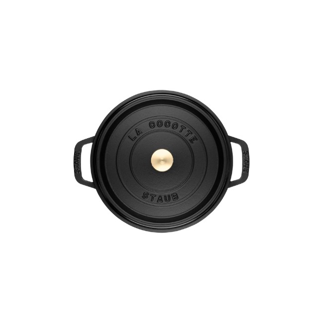 "Cocotte" чугунен съд за готвене 18 см/1,7 л, Black - Staub