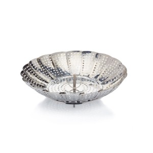 Регулируема кошница за готвене на пара, 23 см, неръждаема стомана - Kitchen Craft