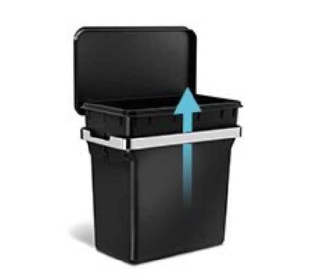 Кошче за боклук, 10 л, пластмаса - simplehuman