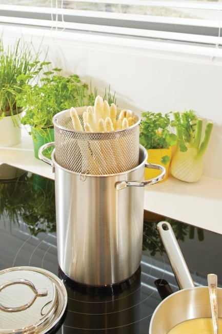 Готварски съд за варени зеленчуци/макаронени изделия, 16 см/4,5 л, от гамата Specialties, неръждаема стомана - Demeyere 