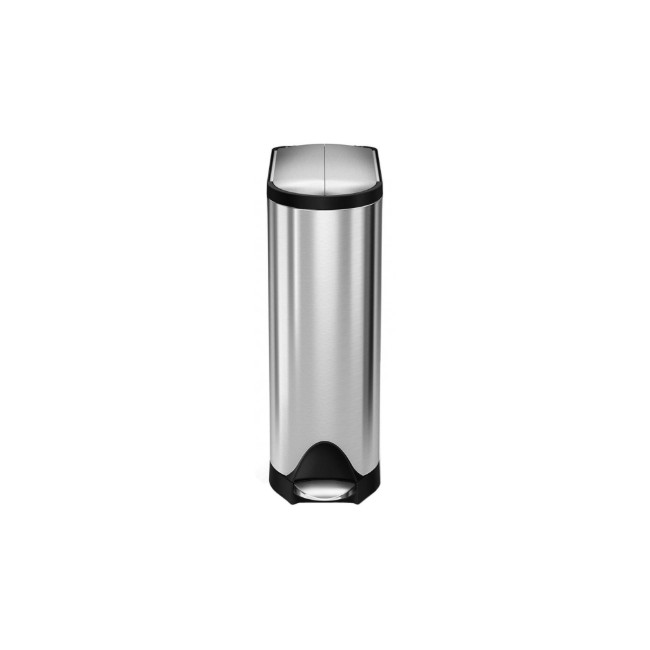 Кошче за боклук с педал, 18 л, неръждаема стомана - simplehuman