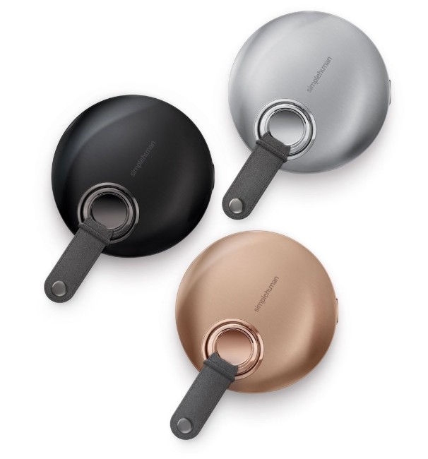 Джобно огледало за грим, със сензор, 10,4 см, Черно - марка "simplehuman".