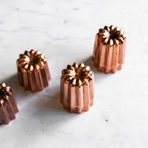 Форма за печене за канеле, медна, 4,5 см - de Buyer