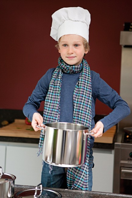 Тенджера за готвене с капак, 30 см/16 л, неръждаема стомана, "Apollo" - Demeyere