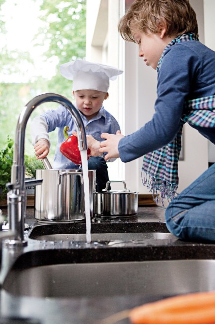 Тенджера за готвене с капак, 30 см/16 л, неръждаема стомана, "Apollo" - Demeyere