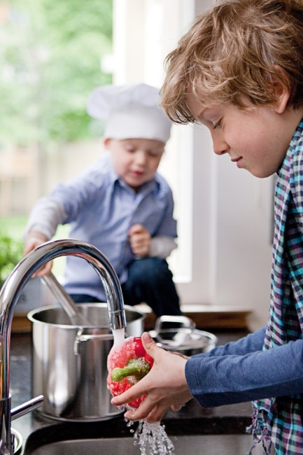 Тенджера за готвене с капак, 30 см/16 л, неръждаема стомана, "Apollo" - Demeyere