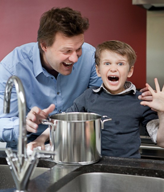 Тенджера за готвене с капак, 30 см/16 л, неръждаема стомана, "Apollo" - Demeyere