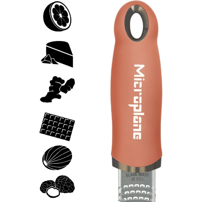 Pенде, хирургическа неръждаема стомана, 32,5 см, "Cinnamon Orange" - Microplane