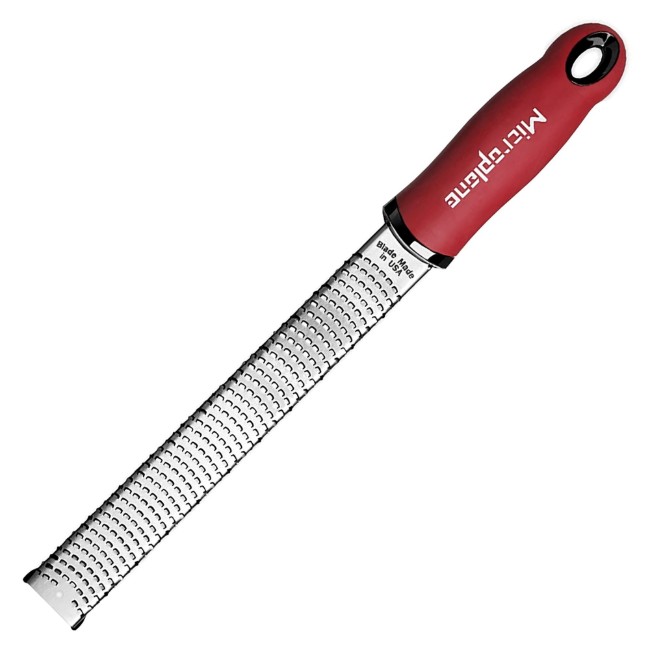 Ренде от хирургическа стомана, 30,5 х 3,3 см, "Pomegranate Red" - Microplane