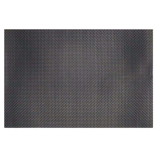 Комплект от 4 постелки за маса, 45 × 30 см, Черен