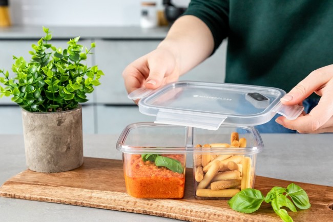 Кутия за обяд с отделения, 800 мл, Eco Snap, "MasterClass" - Kitchen Craft