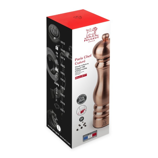 Мелачка за чушки, 22 см, "Paris Chef u'Select", Copper - Peugeot