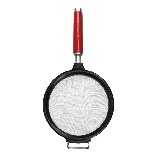 Цедка от неръждаема стомана, 18см, "Empire Red" - марка KitchenAid