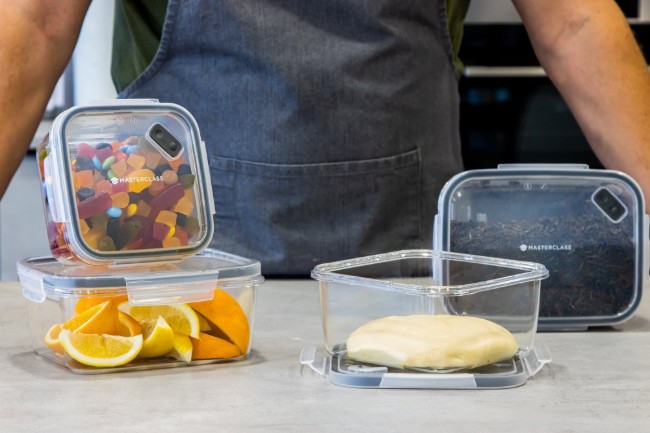 Комплект от 4 контейнера за съхранение на храна "Eco Smart Snap", "MasterClass" – Kitchen Craft