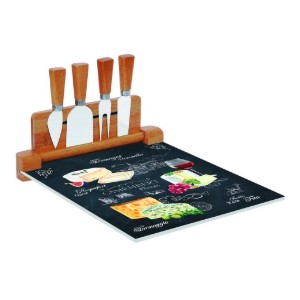 Комплект за сервиране на сирена, 6 части, 30 × 25 см, "World of Cheese" - Easy Life