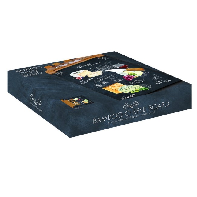 Комплект за сервиране на сирена, 6 части, 30 × 25 см, "World of Cheese" - Nuova R2S