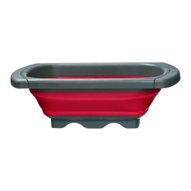 Разтегателна цедка, пластмасова, 39 × 26 см, червена - Westmark