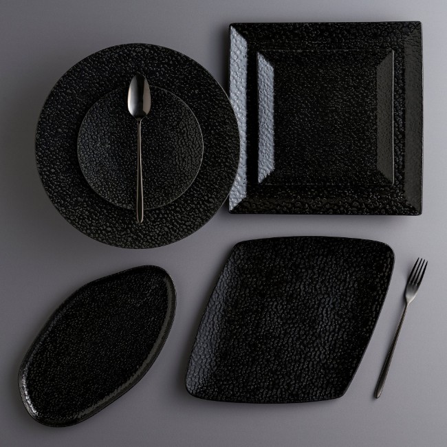Порцеланова чиния, 17см, "Ethos Black Moss" - Porland