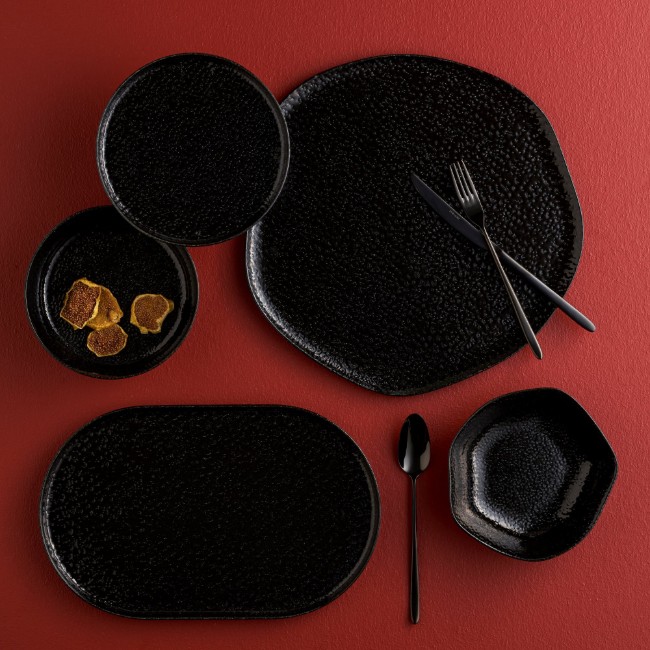 Порцеланова купа, 24 см, "Ethos Black Moss" - Porland
