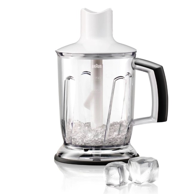 Чопър за ръчен пасатор, 1.25л, бял - Braun