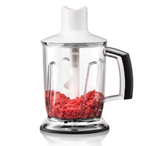 Чопър за ръчен пасатор, 1.25л, бял - Braun