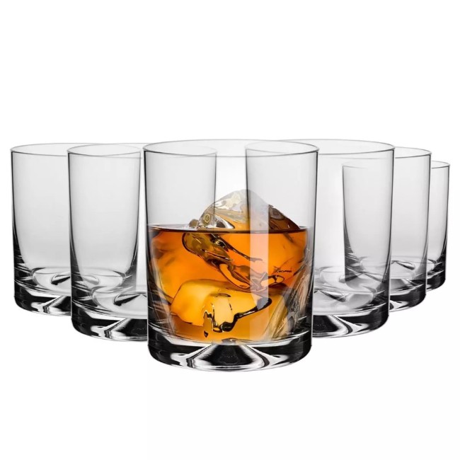 Комплект чаши за уиски от 6 части, стъклени, 260мл, "Mixology" - Krosno
