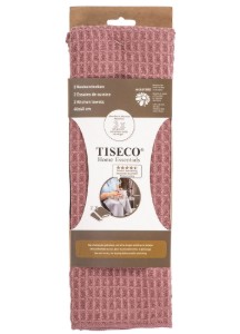 Комплект 2 кухненски кърпи, микрофибър, 40 × 60 см, "Essential", Mauve - Tiseco