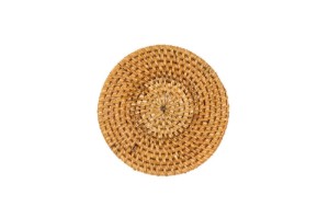 Комплект подложки за чаши от 6 части, 10 см, Natural - Tiseco