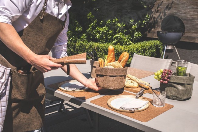 Подложка за маса, 33х45 см, "Truman", Walnut - Tiseco