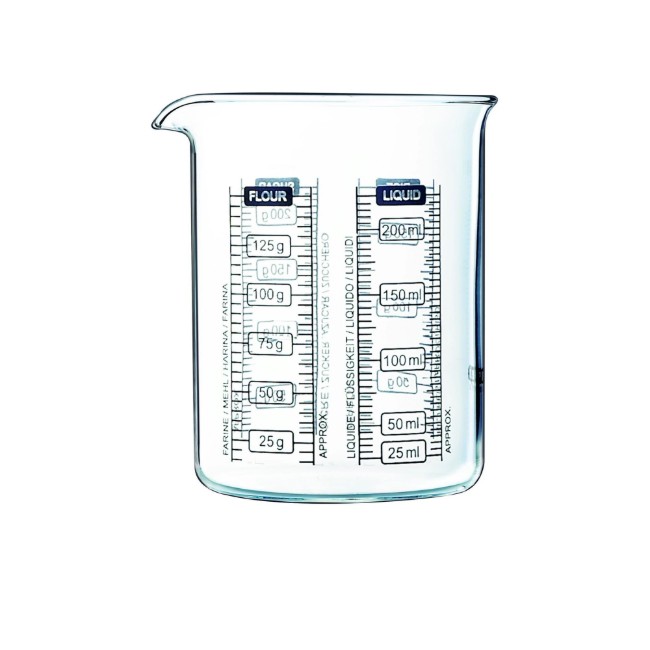 Комплект от 2 градуирани чаши, боросиликатно стъкло, 250 и 500 ml, гама "Classic" – Pyrex