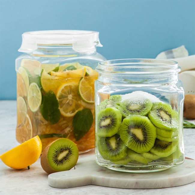 Контейнер за съхранение на храна, стъкло, 2000мл, "Big Canister" - Glasslock