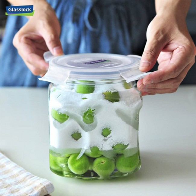 Контейнер за съхранение на храна, стъкло, 2000мл, "Big Canister" - Glasslock
