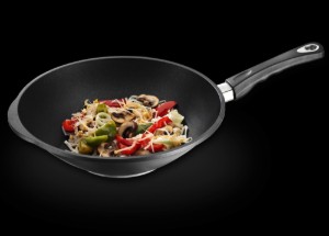 Уок тиган, алуминий, 32 см, индукционен - AMT Gastroguss