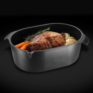 Тава за печено, алуминий, 43,5 x 24,5 см - AMT Gastroguss