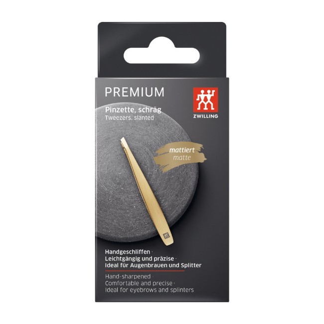 Пинцета от неръждаема стомана, 90 мм, злато - Zwilling PREMIUM