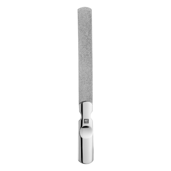 Комплект за маникюр от 7 части, неръждаема стомана, лилав кожен калъф - Zwilling Classic Inox