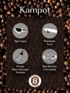 Комплект 3 пакетчета черен пипер Кампот, 3х20гр, "Spices" - Peugeot