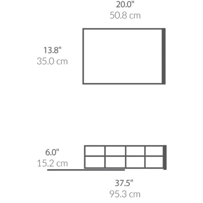 Плъзгащ се органайзер за шкаф, 50,8 x 35 см - simplehuman