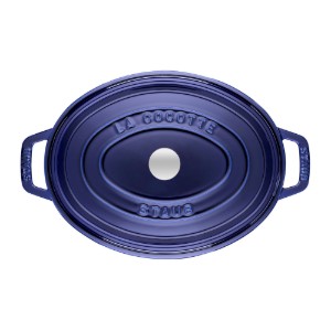 Овална тенджера Cocotte от чугун 33 см/6,7 л, цвят  Dark Blue - Staub