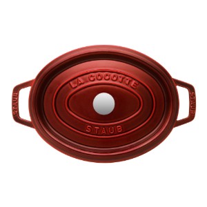 "Cocotte" овална тенджера за готвене, изработена от чугун, 27 см/3,2 л, <<Grenadine>> - Staub 