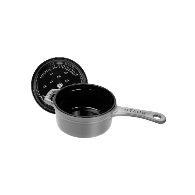 Чугунена мини тенджера, 10 см/0,25 л, Graphite Grey - Staub