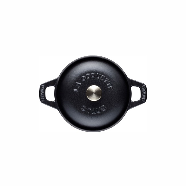 "Cocotte" съд за готвене, изработен от чугун 12 см/0,5 л, "Ла Кокет", <<Black>> - Стауб 
