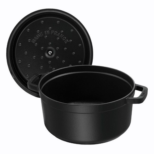 Тенджера за готвене на кокот, изработена от чугун 34 см/12,6 л, Black - Staub