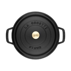 Тенджера Cocotte, чугунена, 26 см/4 л, Black - Staub