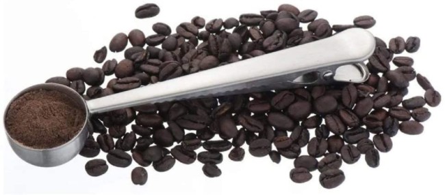 Чаена мерителна лъжичка за кафе, с клипс, неръждаема стомана - La Cafetiere