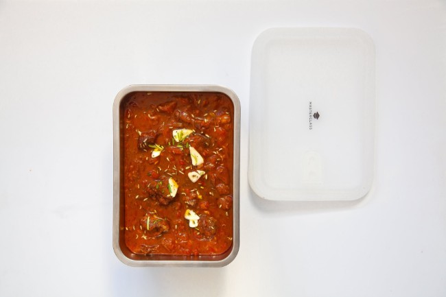 Съд за храна, неръждаема стомана, 2000 мл - MasterClass